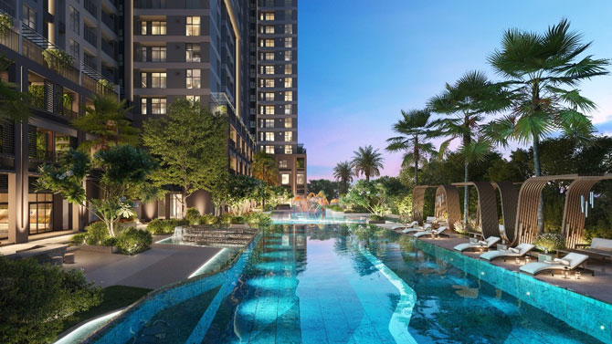 Hồ bơi muối khoáng Galaxy Pool