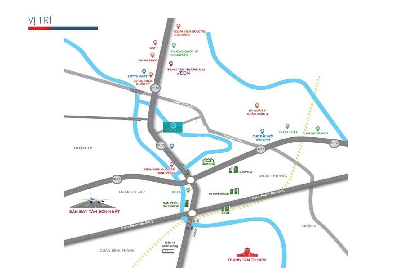 Vị Trí Kim Cương 3 Mặt Giáp Sông, Vượng Khí Tài Lộc Tại Thuận An